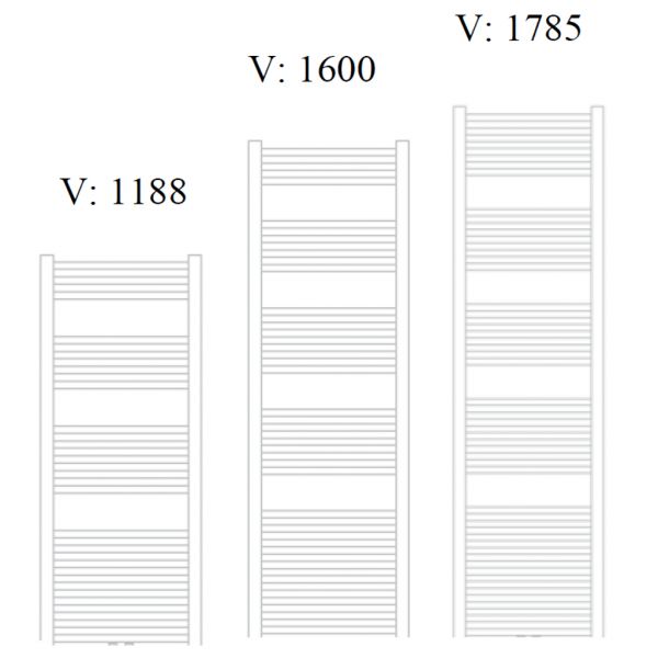 BARI KUPAONSKI RADIJATOR 1600X600 KROM 548W - Slika 3
